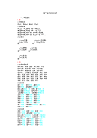 六年级上册语文素材-第3单元知识小结（部编版）