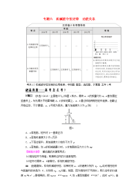 高考物理二轮复习第1部分专题突破篇专题6机械能守恒定律功能关系讲练