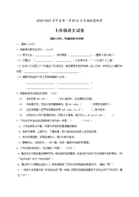 广东省高州市初中卓越联盟2020-2021学年七年级12月联考语文试题