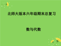 新北师大版期末复习数与代数详尽整理+数学总复习-数的认识-整数