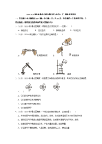 2019-2020学年安徽省合肥市蜀山区九年级（上）期末化学试卷