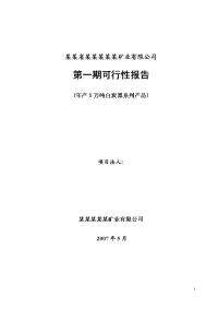 年产5万吨白炭黑系列产品项目可行性研究报告