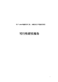 年产1500吨磁性纱门条、冰箱条生产线建设项目可行性研究报告