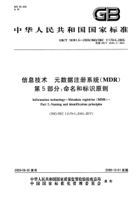 GBT18391.5-2009信息技术元数据注册系统(MDR)命名和标识原则.pdf