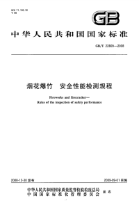 GBT22809-2008烟花爆竹安全性能检测规程.pdf