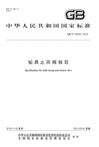 GBT25429-2010钻具止回阀规范.pdf