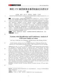 棉花XTH基因家族全基因组鉴定及进化分析.pdf