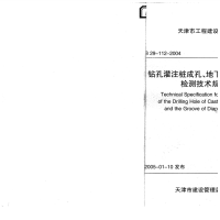 DB29 112-2004 钻孔灌注桩成孔、地下连续墙成槽检测技术规程.pdf