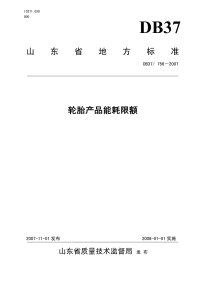 DB37756-2007轮胎产品能耗限额.pdf