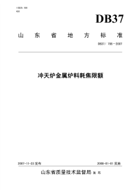 DB37785-2007冲天炉金属炉料耗焦限额.pdf