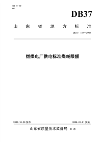 DB37737-2007燃煤电厂供电标准煤耗限额.pdf