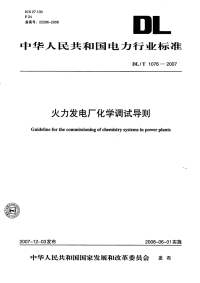 DLT1076-2007火力发电厂化学调试导则.pdf