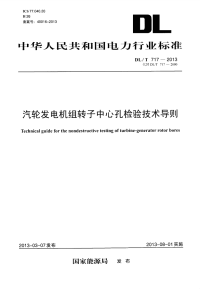 DLT717-2013汽轮发电机组转子中心孔检验技术导则.pdf