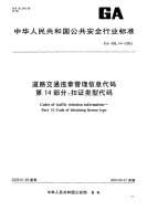 GA408.14-2003道路交通违章管理信息代码第14部分扣证类型代码.pdf