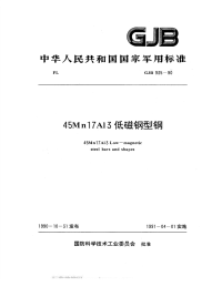 GJB935-199045Mn17Al3低磁钢型钢.pdf