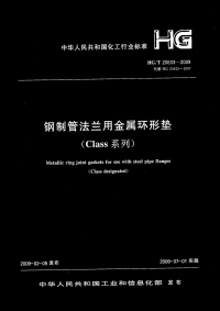 HGT20633-2009钢制管法兰用金属环形垫(Class系列).pdf