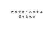 2008年成都市场研究公司万科前锋厂地块商业项目报告