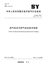 SY 6561-2011 油气田注天然气安全技术规程.pdf