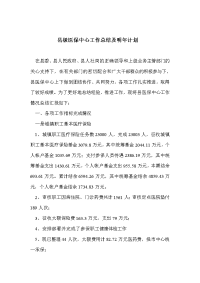 县级医保中心工作总结及明年计划