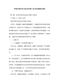 学校及周边治安综合治理工作总结(精选多篇)