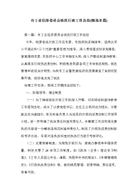 市工业经济委员会依法行政工作总结(精选多篇)