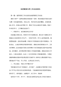 挂职锻炼年终工作总结报告