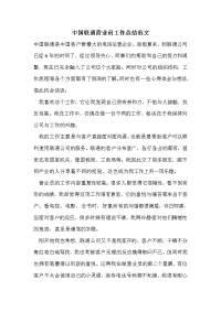 中国联通营业员工作总结范文