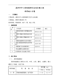 民用建筑雨季施工方案