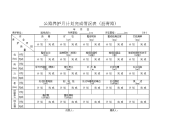 公路养护月计划完成情况表