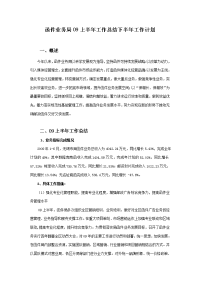 函件业务局09上半年工作总结下半年工作计划