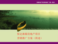 保定涞源房地产项目营销推广方案(简述)