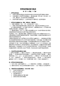 世界经济概论复习重点