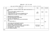 基建处第十七周工作计划表