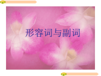 英语语法课件 形容词与副词
