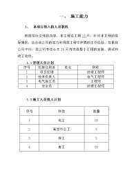 路灯安装工程电气施工组织设计