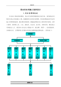 【建筑施工】某水库水坝施工组织设计