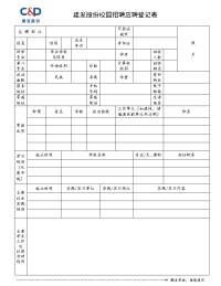 建发股份校园招聘应聘登记表