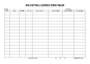 新生不将户籍迁入北京师范大学集体户登记表