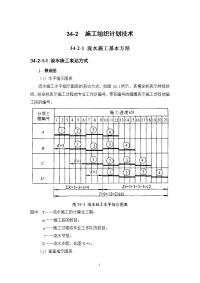 建筑施工手册系列之_施工组织设计_34-2_施工组织计划技术