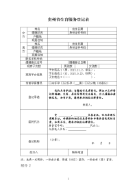 贵州省生育服务登记表