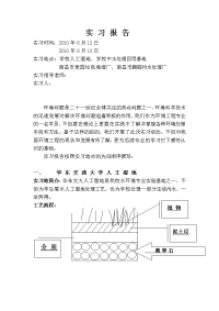环境工程实习报告