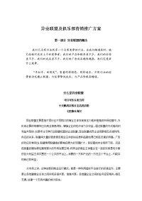 美容院异业联盟及俱乐部营销推广方案