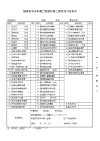 建省营运车辆二级维护竣工检视项目报告单