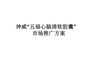 神威药业 五福心脑清软胶囊 公关推广方案