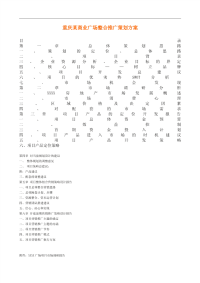 某商业广场整合策划推广方案