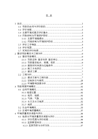 某市路网建设项目环境评估报告