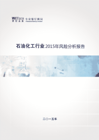 2015年石油化工行业风险分析报告