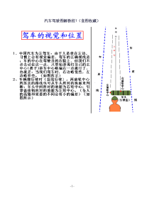 汽车驾驶及考驾照详细图解教程