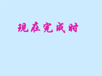 八年级下期末英语语法复习课件-现在完成时时-pdf