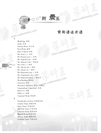 初中生实用英语语法大全之常用语法术语